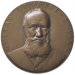 Gustaw Soubise-Bisier - medal autorstwa J. Aumillera 19...