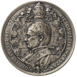 10-Rocznica Cudu nad Wisłą 1930 r. - medal autorstwa St...