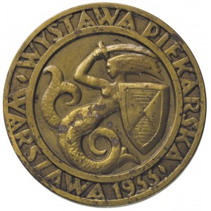medal - Wystawa Piekarska w Warszawie 1933 r., Aw: Syre...
