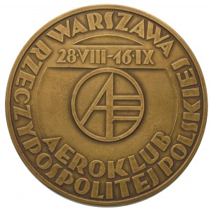 Zawody Challenge w Warszawie 1934 r. - medal autorstwa ...