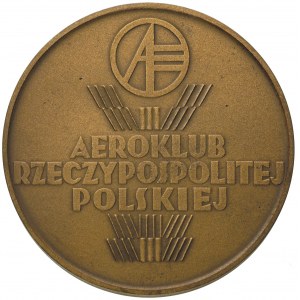 Zawody Gordon-Bennetta w Warszawie 1935 r., medal autor...