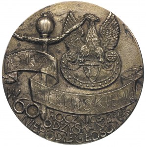 Józef Piłsudski - medal projektu Antoniego Kostrzewy w ...