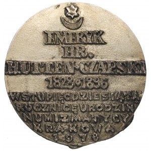 Emeryk Hutten-Czapski - medal projektu Antoniego Kostrz...