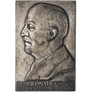 Gabriel Narutowicz-plakieta autorstwa J. Aumillera 1926...