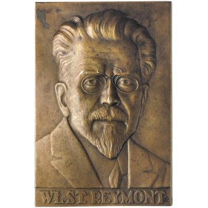 Władysław Reymont-plakieta autorstwa J. Aumillera 1926 ...