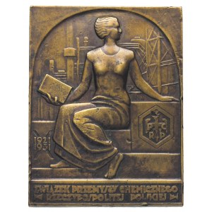 Związek Przemysłu Chemicznego-plakieta sygn. J. Aumille...