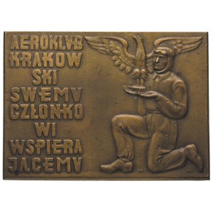 Aeroklub Krakowski-plakieta projektu Zygmunta Kamińskie...