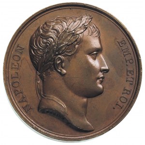 Napoleon Bonaparte - medal autorstwa Andrieu’a i Denon’...
