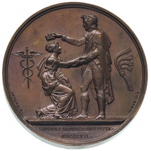 Napoleon Bonaparte - medal autorstwa Andrieu’a i Denon’...