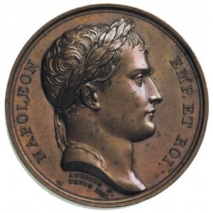 Napoleon Bonaparte - medal autorstwa Denon’a i George’a...