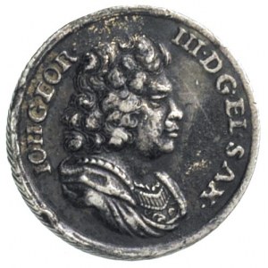 Jan Jerzy III 1680-1691 - medal, Aw: Popiersie w prawo ...