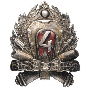 odznaka pamiątkowa 4 kujawskiego pułku artylerii lekkie...