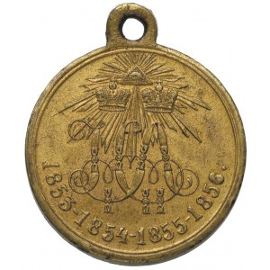 Aleksander II, -medal za wojnę krymską1853-1856, brąz 2...