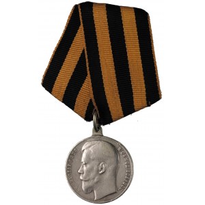 medal za Dzielność 4 stopień, na stronie odwrotnej nume...
