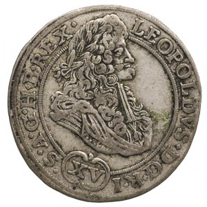 Leopold 1657-1705, 15 krajcarów 1694, Wrocław, F.u.S. 6...