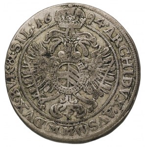 Leopold 1657-1705, 15 krajcarów 1694, Wrocław, F.u.S. 6...