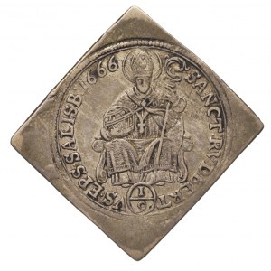 Guidobald graf Thun i Hohenstein 1654-1668, 1/9 talara ...