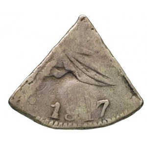 Indie Zachodnie (Curacao) - 3 reale po 1816 roku, srebr...