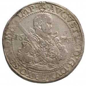 August 1553-1586, talar 1575, Aw: Popiersie w polu data...
