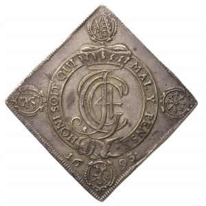 Jan Jerzy IV 1691-1694, klipa talara 1693, Drezno, Aw: ...