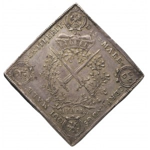 Jan Jerzy IV 1691-1694, klipa talara 1693, Drezno, Aw: ...