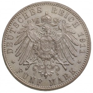 Bawaria, Luitpold - regent, 5 marek 1911/D, Monachium, ...