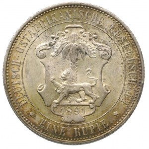 Niemiecka Afryka Wschodnia, 1 rupia 1891, Berlin, J. 71...
