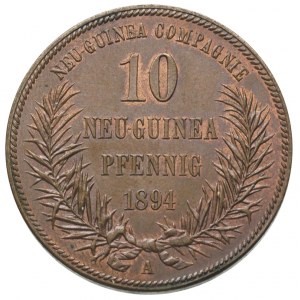 Niemiecka Nowa Gwinea, 10 fenigów 1894 A, Berlin, J. 70...