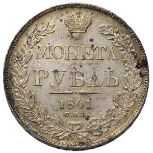 rubel 1841, Petersburg, Bitkin 192, ładny egzemplarz, p...