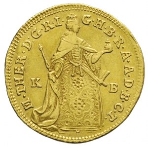 Maria Teresa 1740-1780, dukat 1765, Krzemnica, złoto 3....