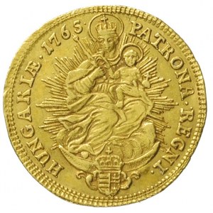 Maria Teresa 1740-1780, dukat 1765, Krzemnica, złoto 3....