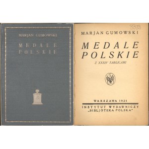 M. Gumowski, Medale Polskie, Warszawa 1925 r, pięknie o...