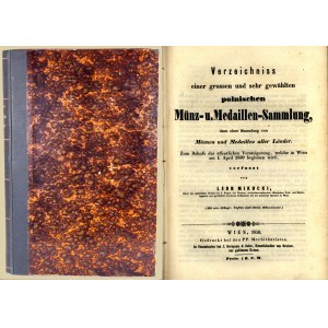 Katalogi aukcyjne, L. Mikocki, Münz- und Medaillen-Samm...