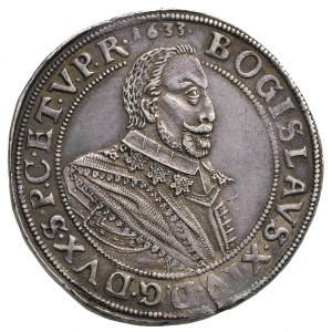talar 1633, Szczecin, moneta z tytułem biskupa kamieńsk...