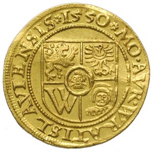 dukat 1550, Wrocław, złoto 3.55 g, F.u.S. 3423, Fr. 445...