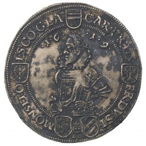 talar 1619, Oleśnica, srebro 28.92 g, Dav. 7096, F.u.S....