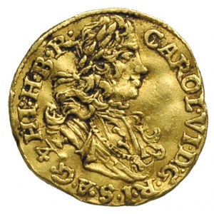 1/4 dukata 1719, Wrocław, złoto 0.81 g, F.u.S. 861, Fr....