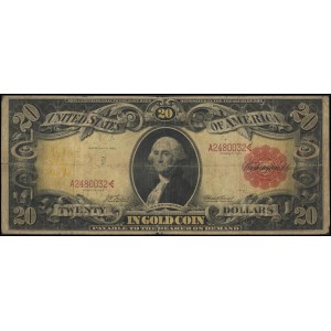20 dolarów 1905, IN GOLD COIN, podpisy Lyons-Treat, cze...