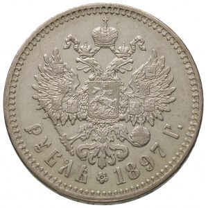 rubel 1897, Bruksela, Bitkin 203, Kazakow 78