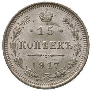 15 kopiejek 1917, Petersburg, Bitkin 144 R, Kazakow 525...