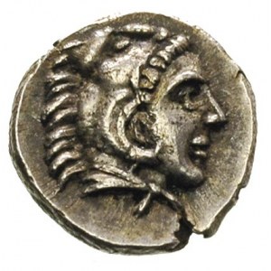 Macedonia, Filip II 359-336 pne, obol, Aw: Głowa Heralk...