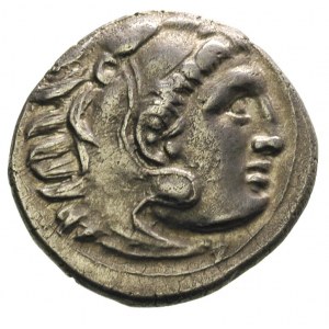Macedonia, następcy Aleksandra III, drachma, Aw: Głowa ...