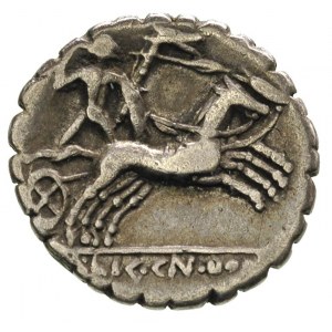 L. Cosconius, L. Licinius Crassus, Cn. Domitius, denar ...