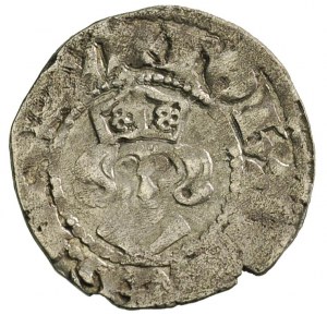Johann I von Vyffhusen 1346-1373, örtug, Aw: Głowa bisk...