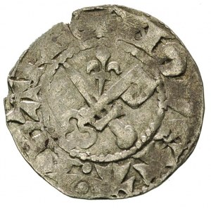 Johann I von Vyffhusen 1346-1373, örtug, Aw: Głowa bisk...
