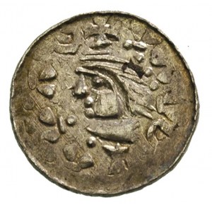 Władysław Herman 1081-1102, denar, Aw: Głowa księcia, n...