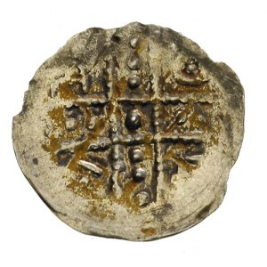 Bolesław Wysoki 1163-1201, denar, Aw: Krzyż dwunitkowy ...