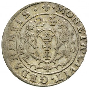 ort 1624/3, Gdańsk, odmiana napisu SIGIS : III : D : .....