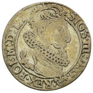 szóstak 1623, Kraków, błędny napis SIGS III ..., rzadki