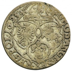 szóstak 1623, Kraków, błędny napis SIGS III ..., rzadki